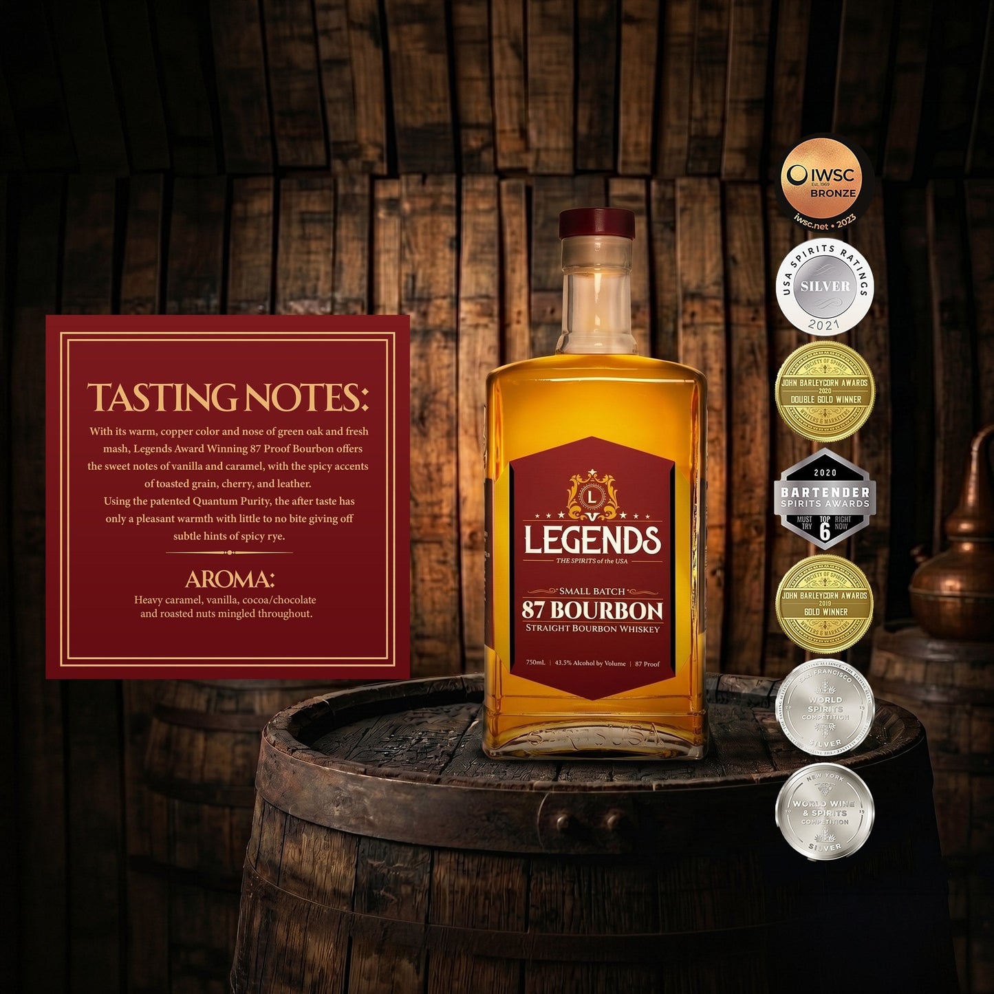 Legends 87 Bourbon - Presale