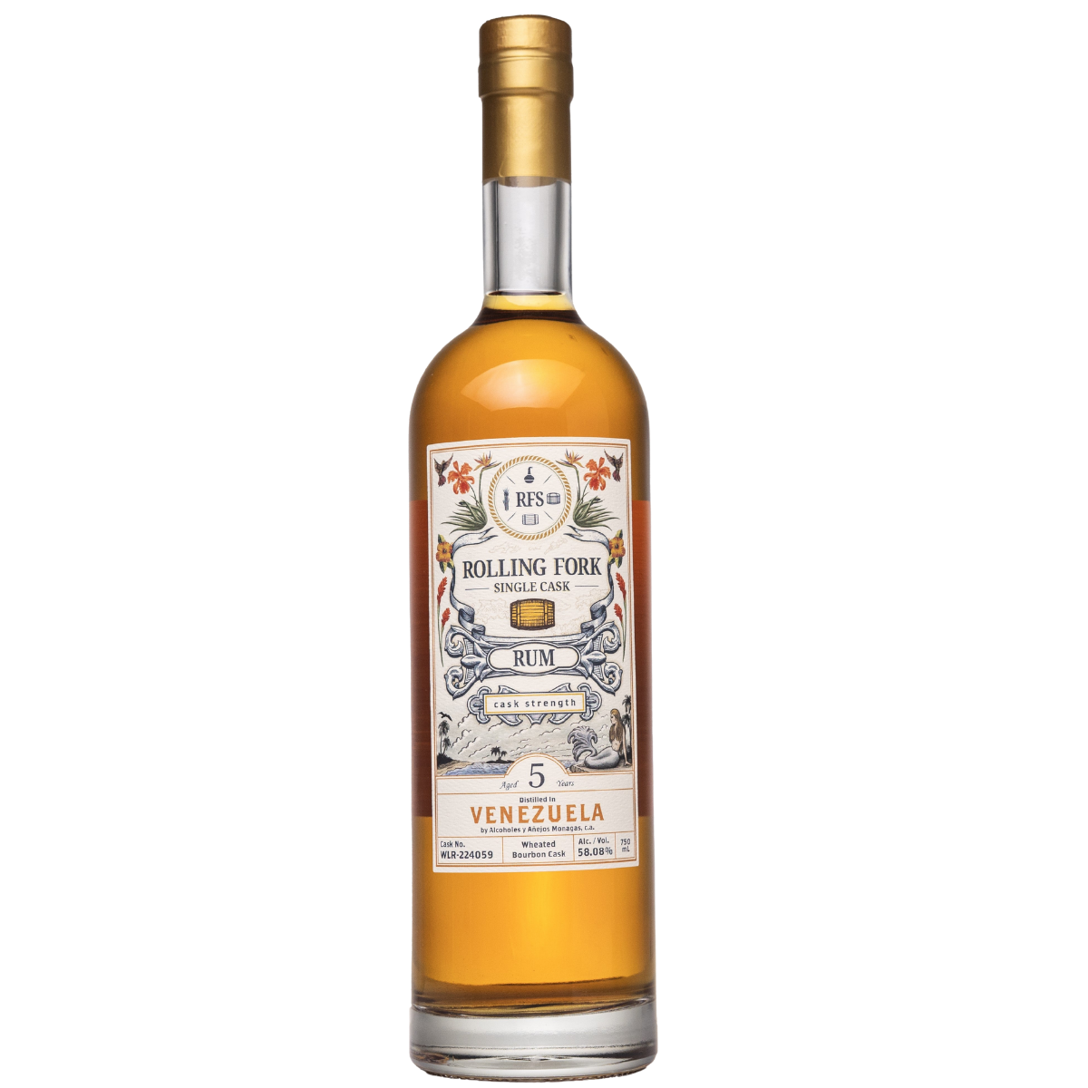 5 YO Single-Cask Rum Distilled in Venezuela
