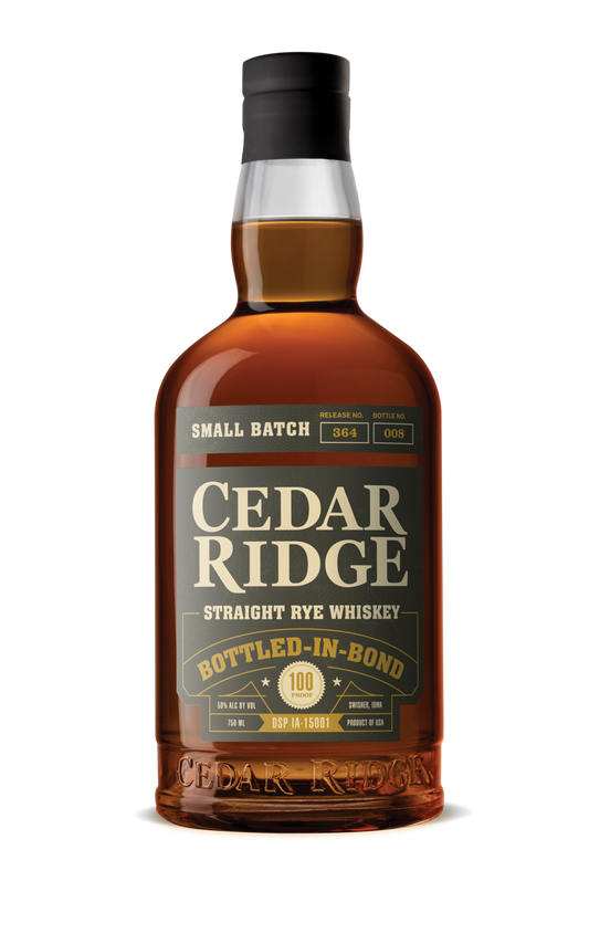 Cedar Ridge Straight Rye Whiskey Bottled-in-Bond