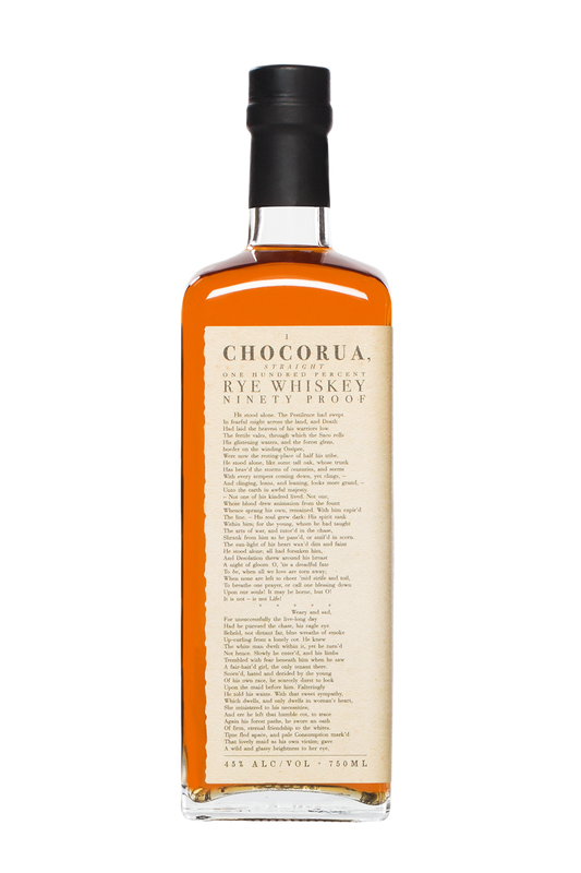 Chocorua Straight Rye Whiskey