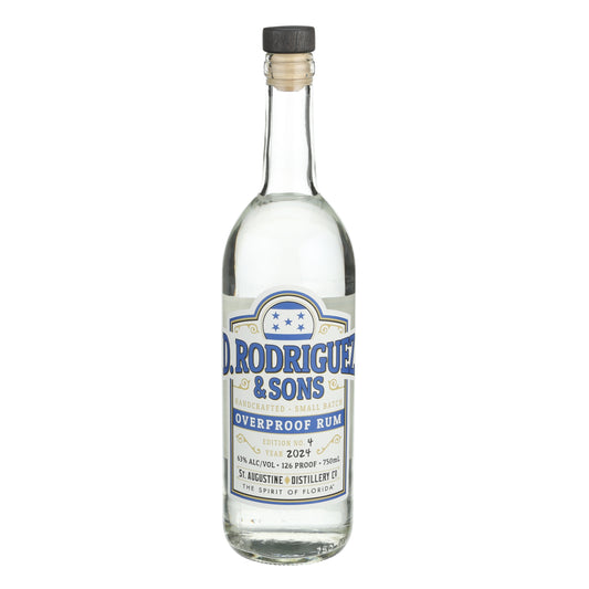 St. Augustine D. Rodriguez & Sons Overproof Rum