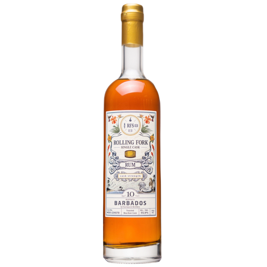 10-Year Single-Cask Rum Distilled in Barbados